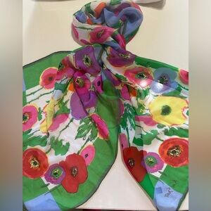 Beautiful KEN SCOTT Silk Scarf
